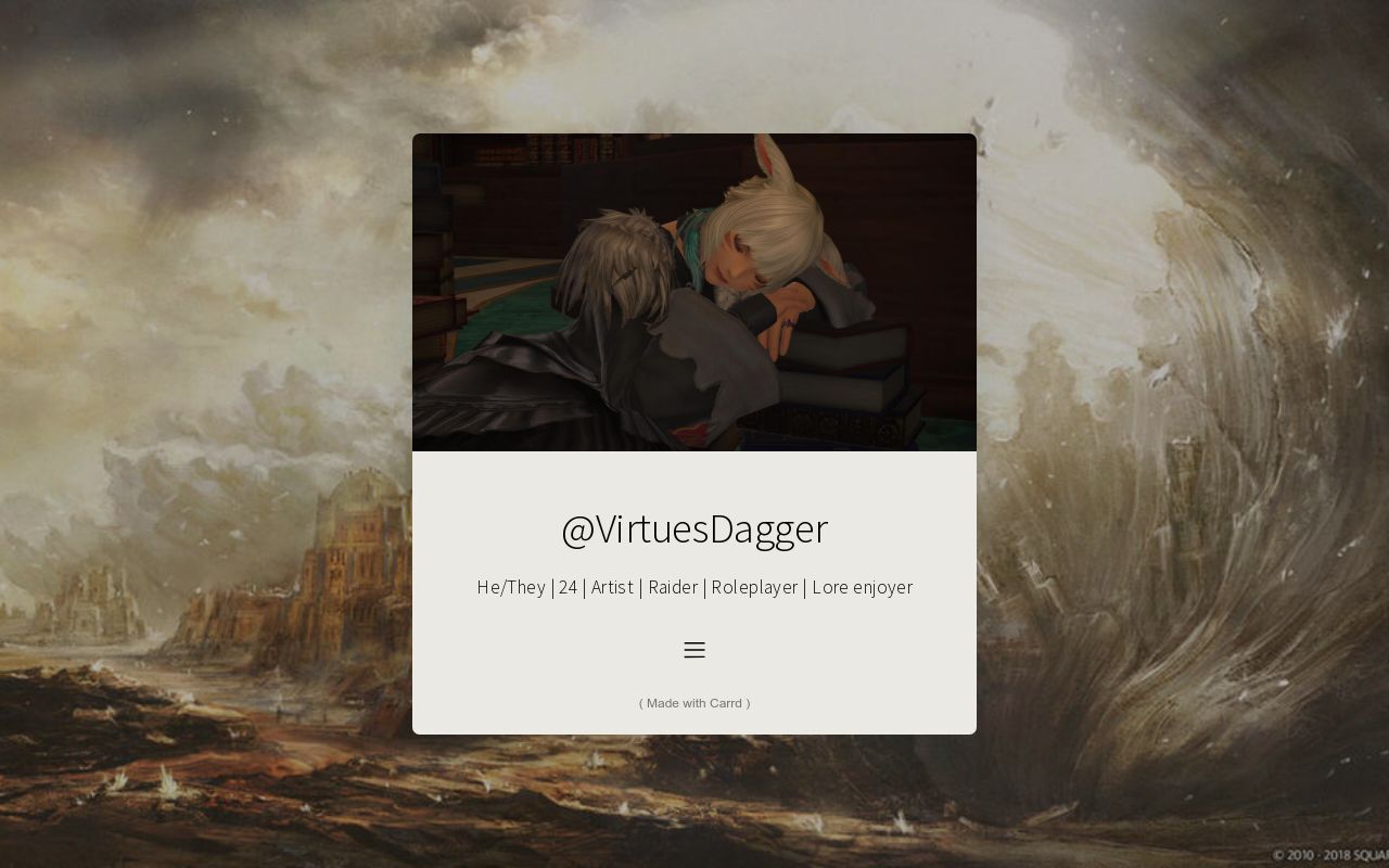 Doug's FFXIV Twitter Carrd